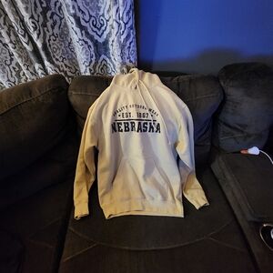 Beige Nebraska Hoodie